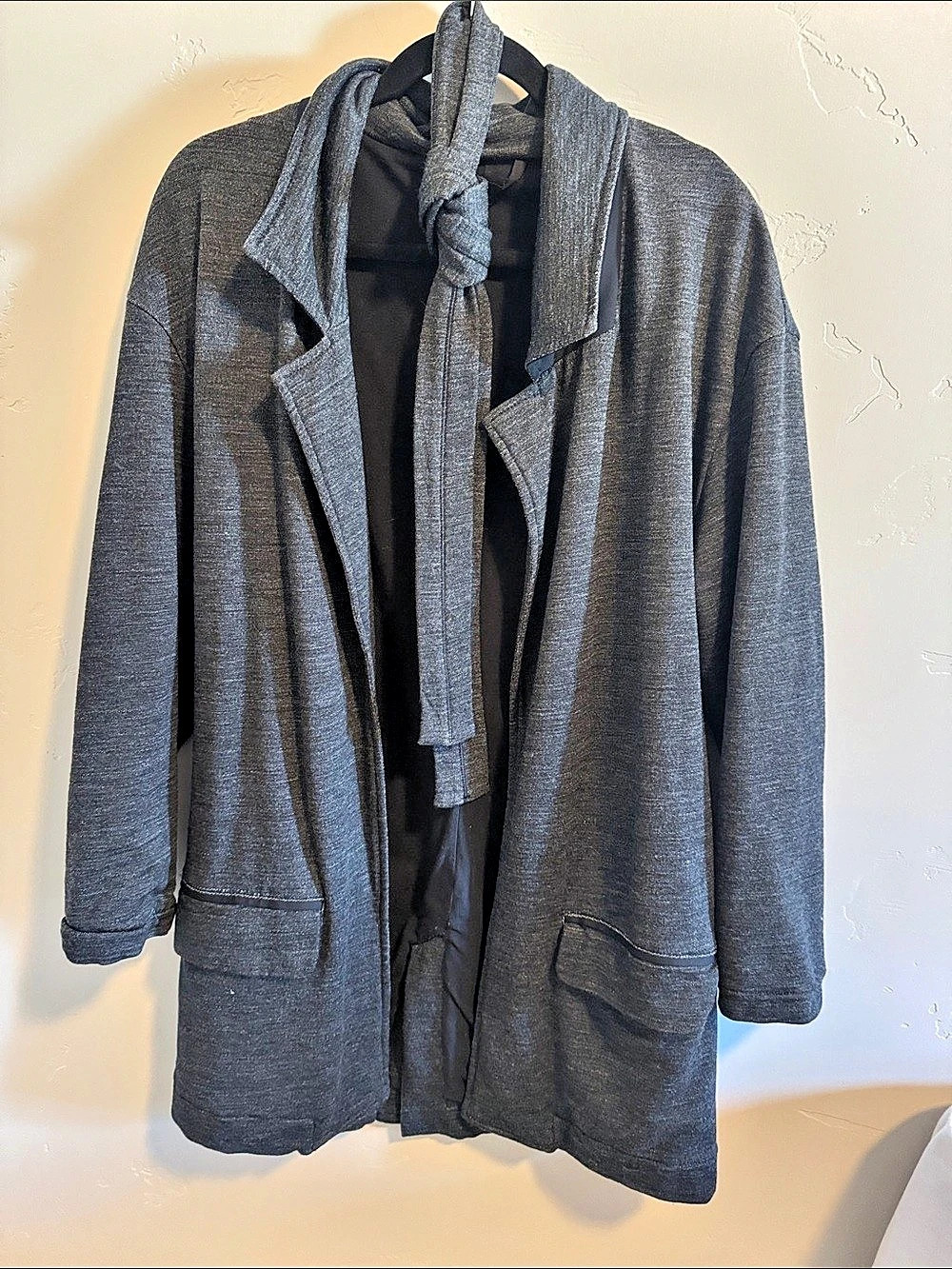 lululemon Blazer Gray Open Front Jacket